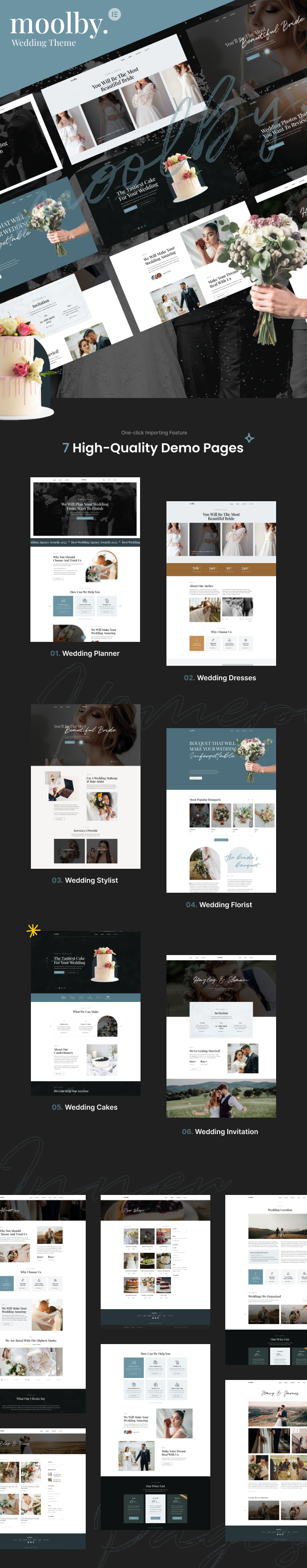 Moolby - Wedding Planner WordPress Theme - 1