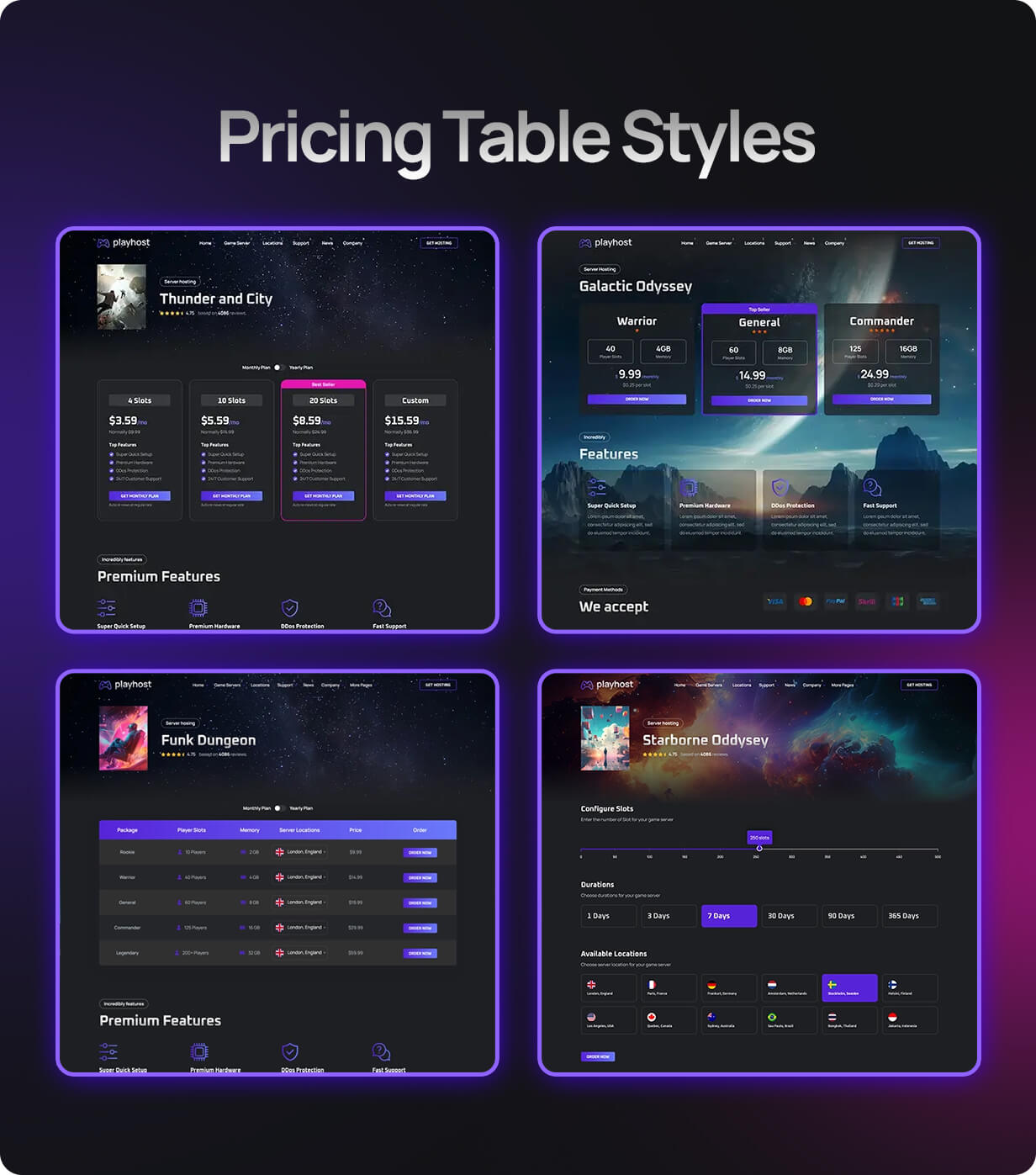 Game Hosting Server Website Template - Playhost - 4