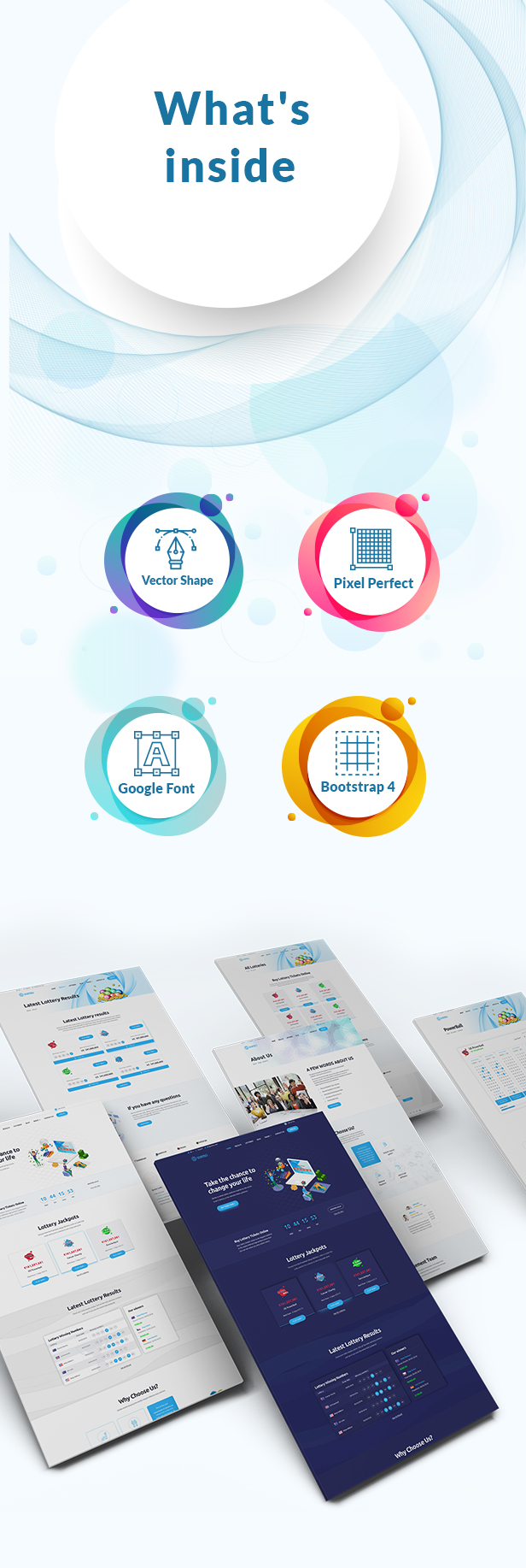 Sorteo– Lotto PSD Template - 2