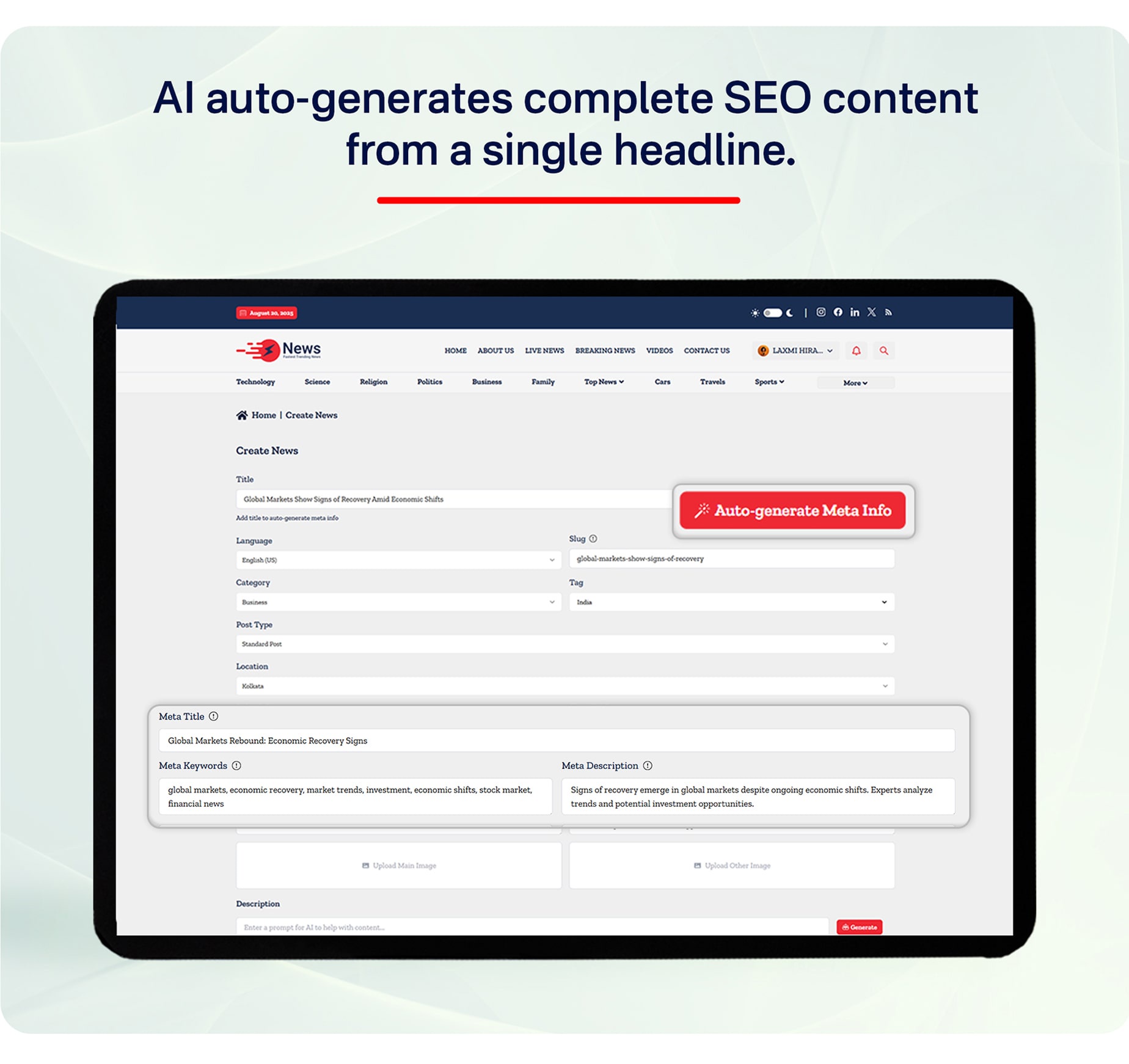 News App and Web - Flutter News App for Android and iOS App | Laravel Admin Panel + News Website - 20