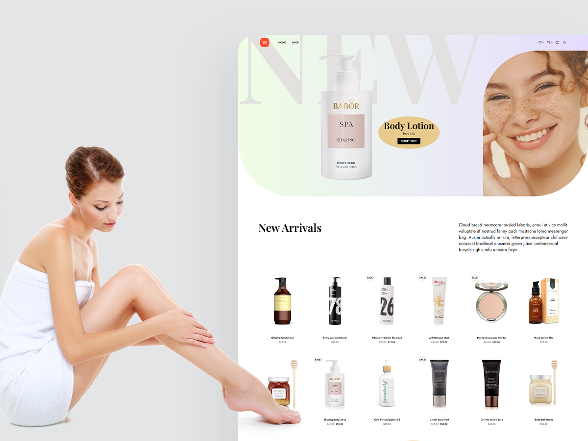 Cosmeticals Store - Elementor Template Kit