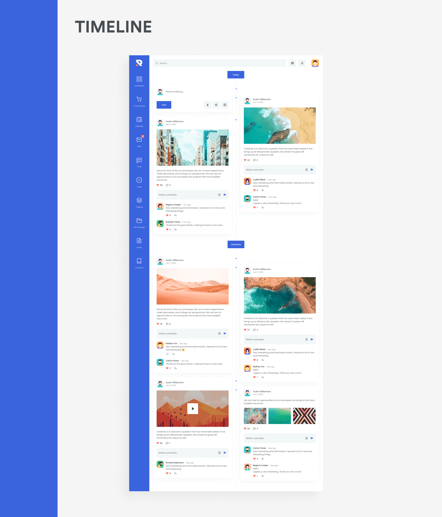 Rockster- dashboard