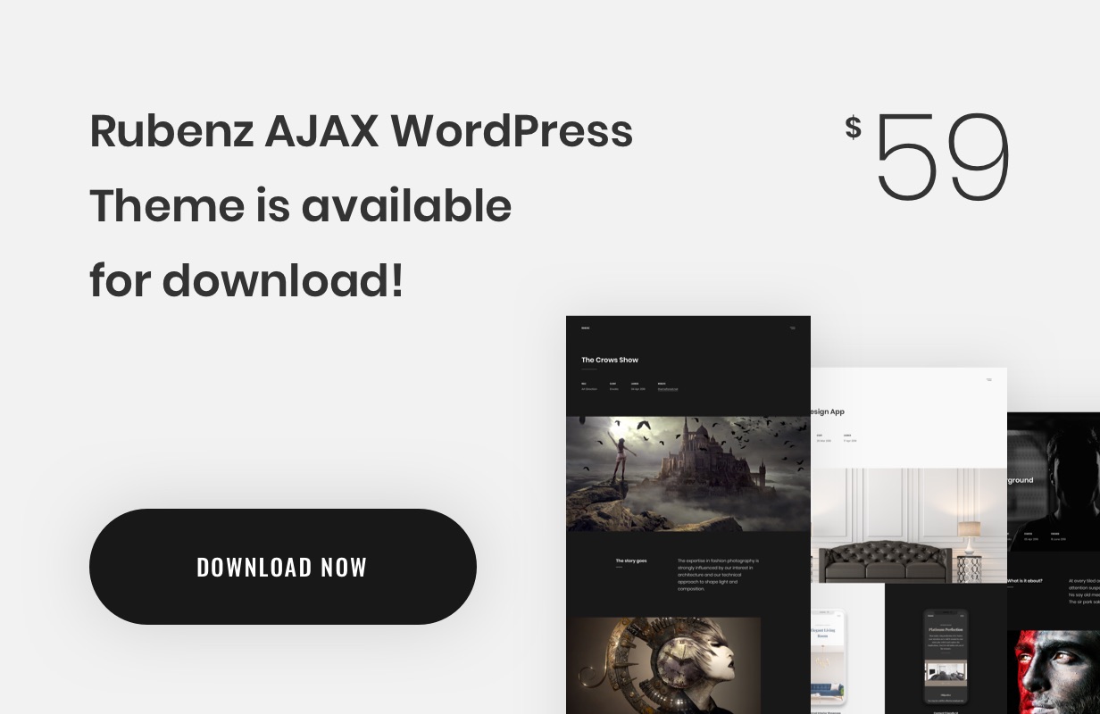 Rubenz – Creative Portfolio AJAX HTML5 Template - 4
