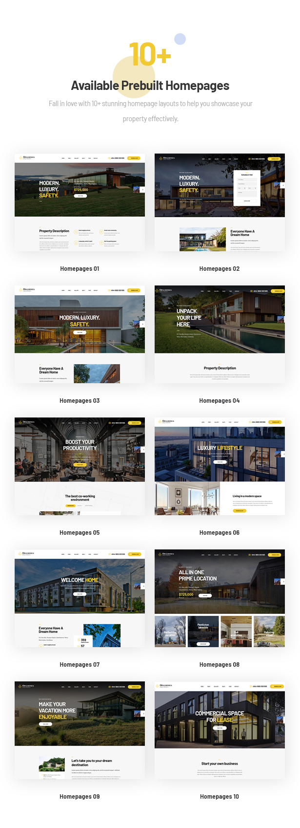 Opalhomes - The Best Modern & Luxury Single Property WordPress Theme
