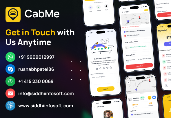 CabME - Flutter Complete Taxi app | Taxi Booking Solution - 1