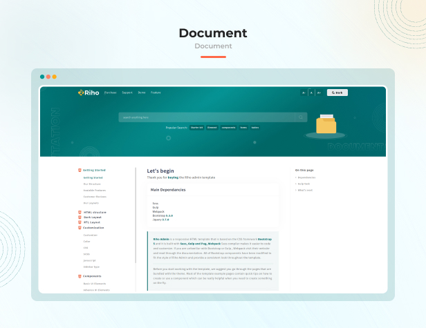 Riho – Bootstrap Admin Dashboard Template