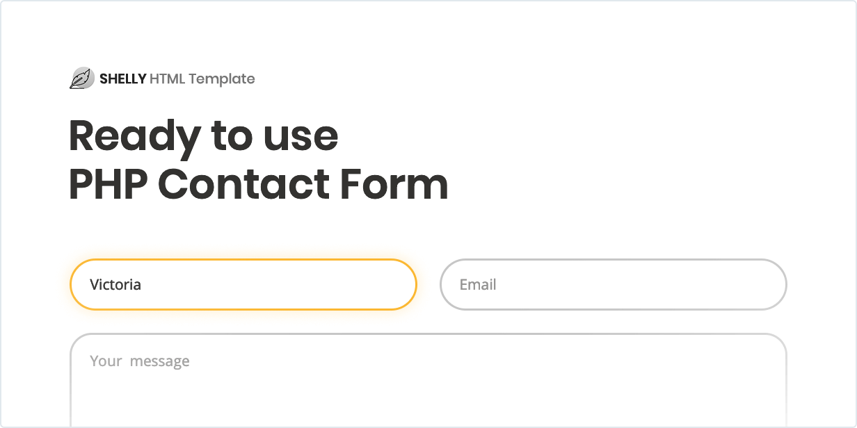 Ready to use PHP Contact Form