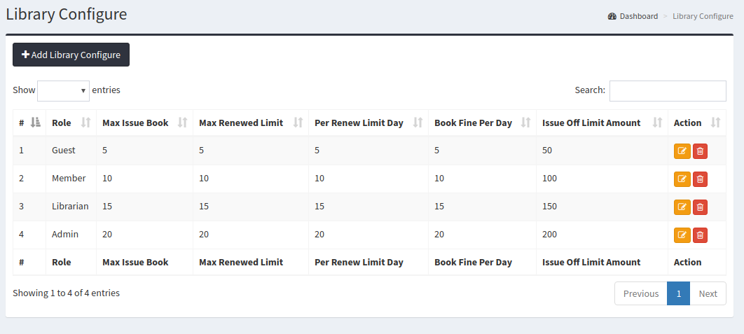 Configure Library