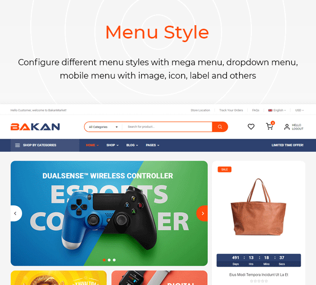 Bakan - eCommerce Elementor WooCommerce WordPress Theme