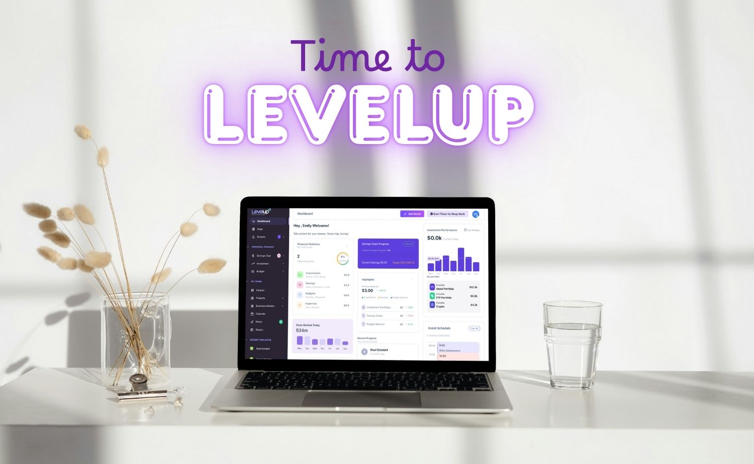 LevelUp SaaS - All-in-One Personal Finance, Productivity & Project Management Suite - 9