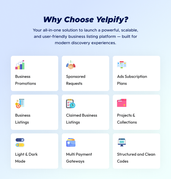 Yelpify – Yelp Clone | The No. 1 Business Listing Flutter app with admin panel and website - 10