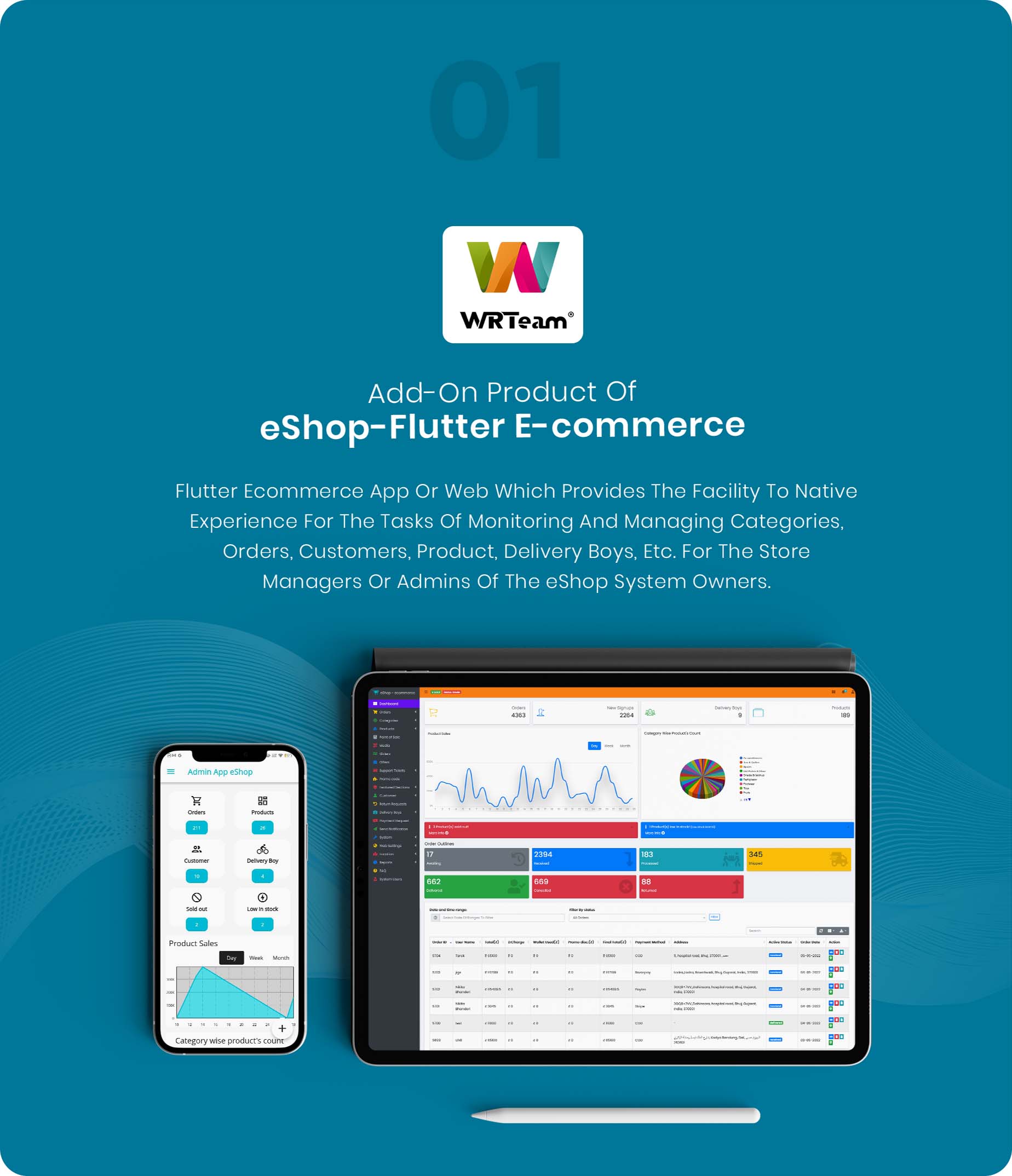 eShop - Ecommerce Admin / Store Manager app - 3