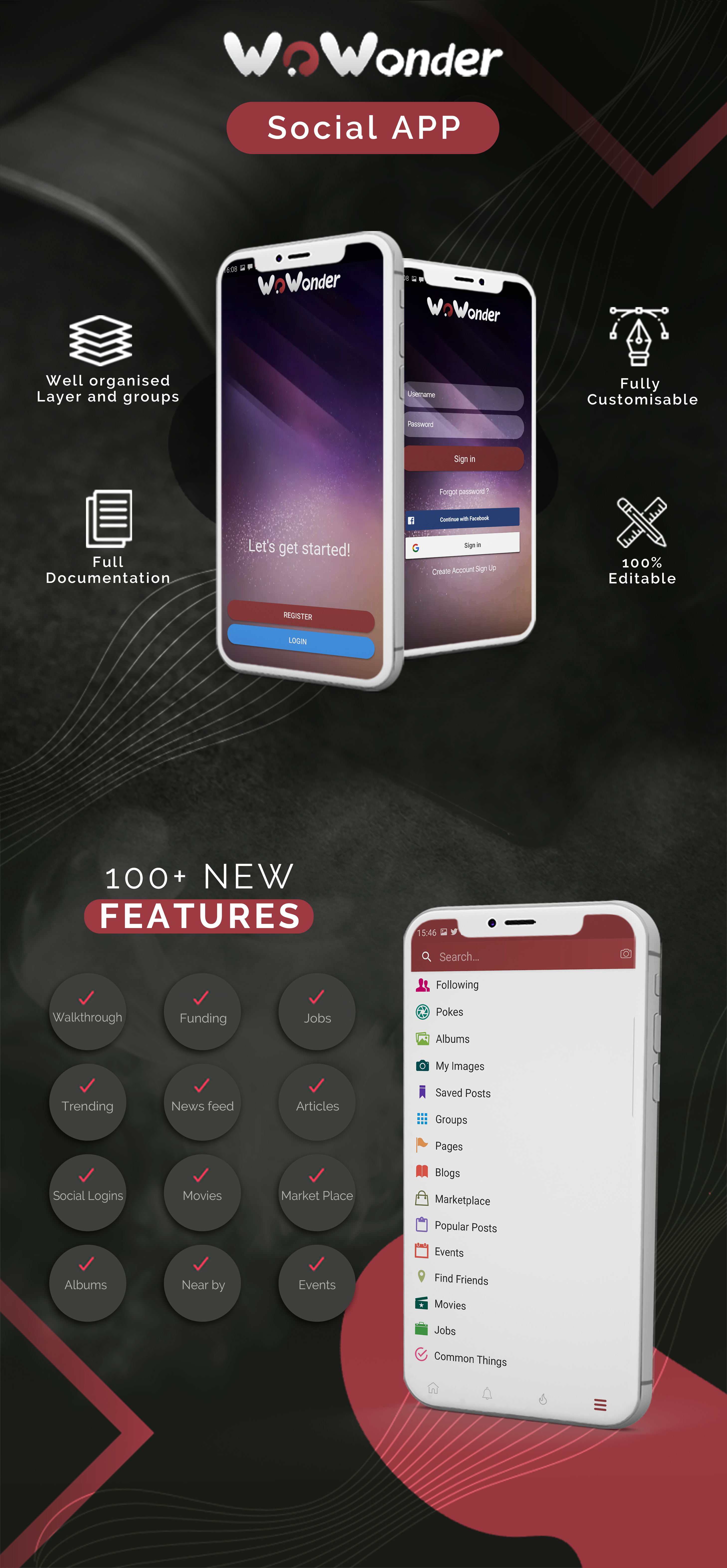 Mobile Native Social Timeline Applications - For WoWonder Social PHP Script - 4