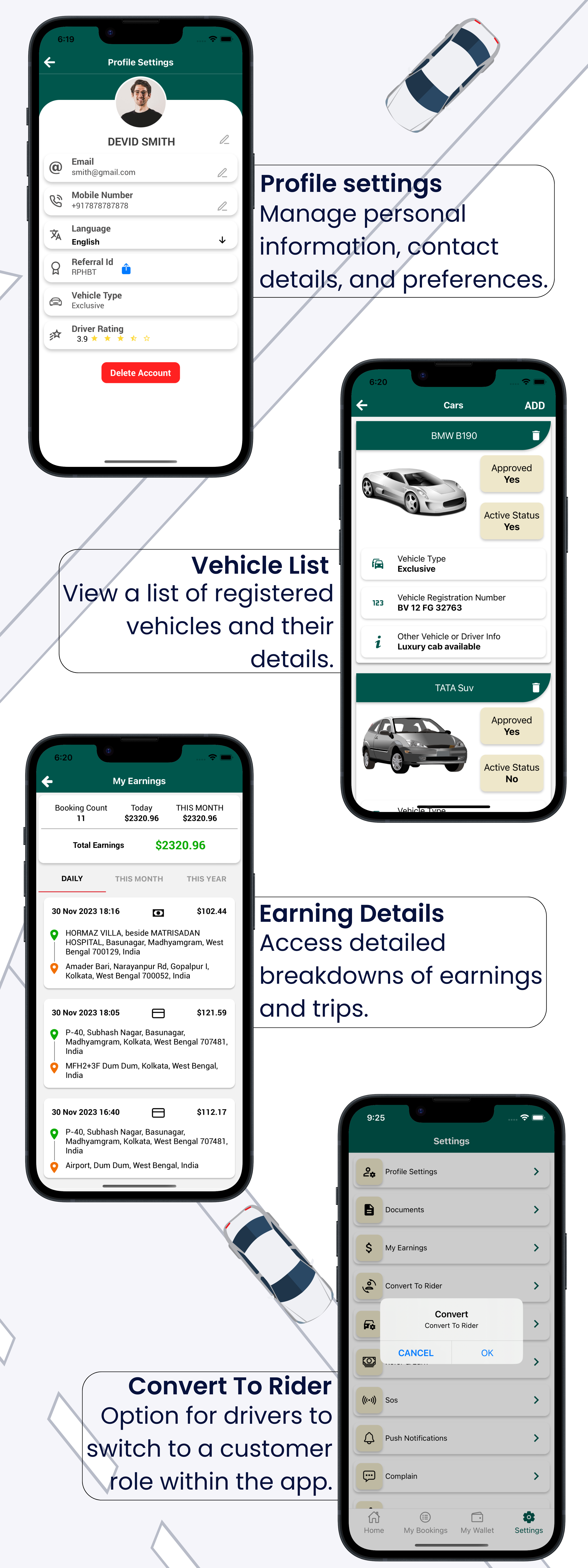 Exicube Bid Taxi App - 12