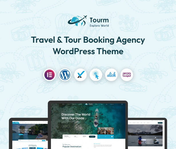 Tourm- Travel & Tour Booking Agency WordPress Theme