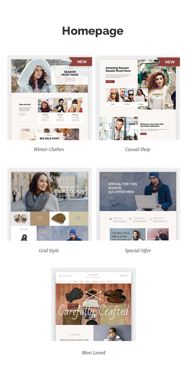 LeCrafts - WooCommerce Marketplace Themes - 2