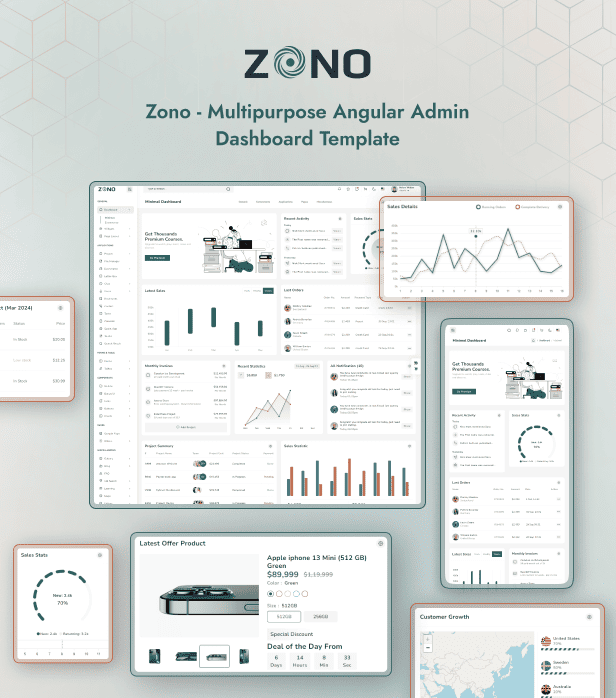 Zono – React Nextjs Admin & Dashboard Template