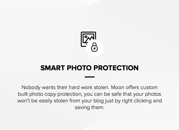 Proteção de direitos autorais para fotos