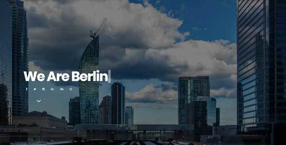 Berlin - Portfolio Responsive Muse Template