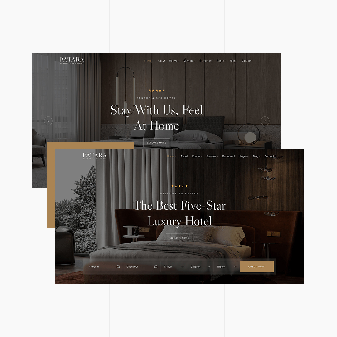 Patara - Luxury Resort & Spa Hotel Template