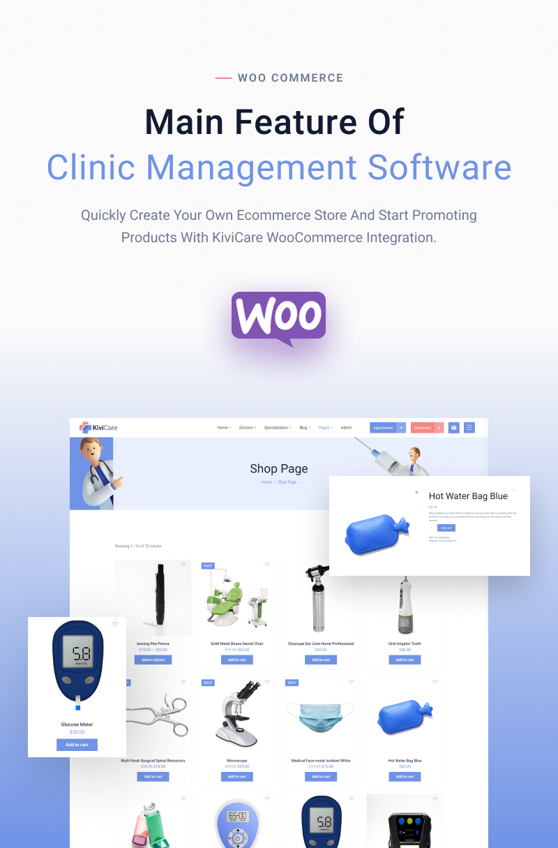 Medical clinic and patient management WordPress theme | KiviCare | Iqonic Design