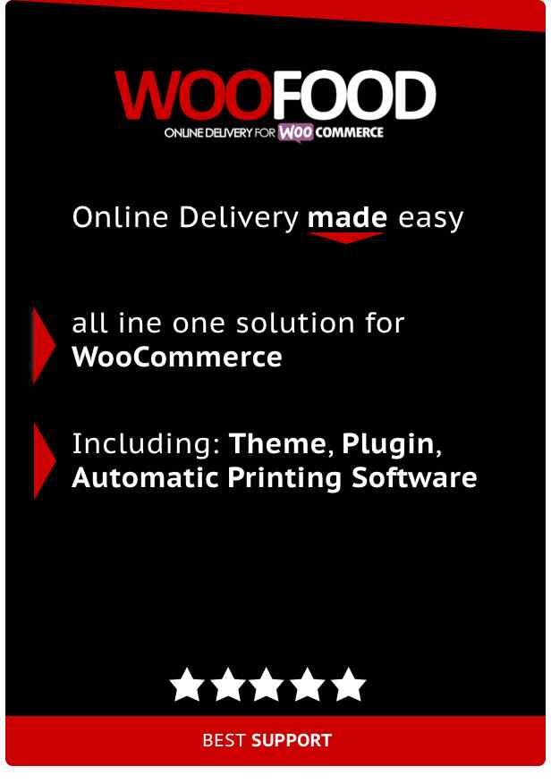 WooFood - Plugin de pedido de comida (entrega e retirada) para WordPress / WooCommerce - 1