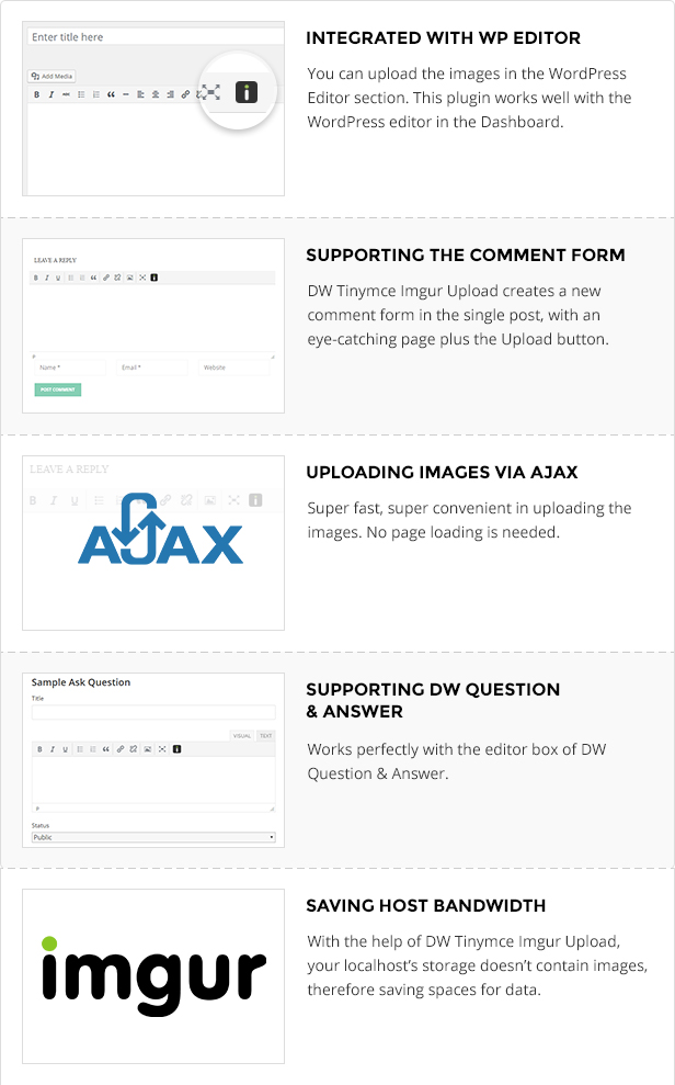 Dw Tinymce Imgur Upload Wordpress Plugin By Designwall Codecanyon