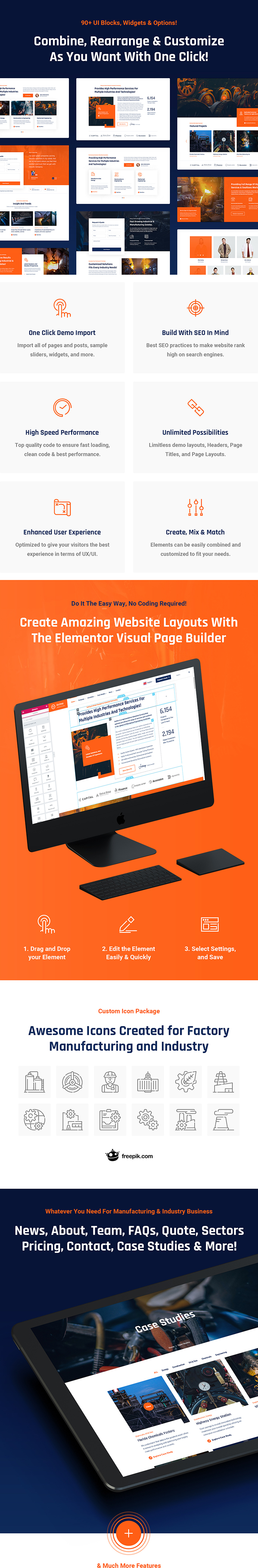 Axima - Factory and Industry WordPress Theme - 7