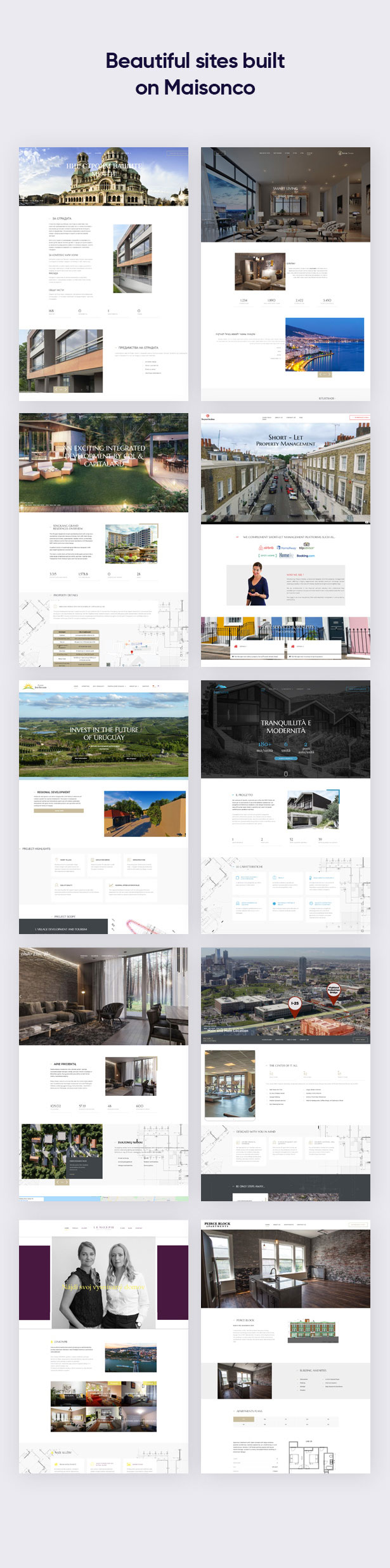  Beautiful sites built on MaisonCo Single Property For Sale & Rent WordPress Theme