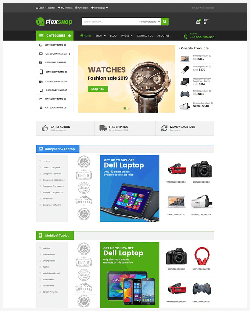 VG Flexshop - Multipurpose Responsive WooCommerce Theme - 8