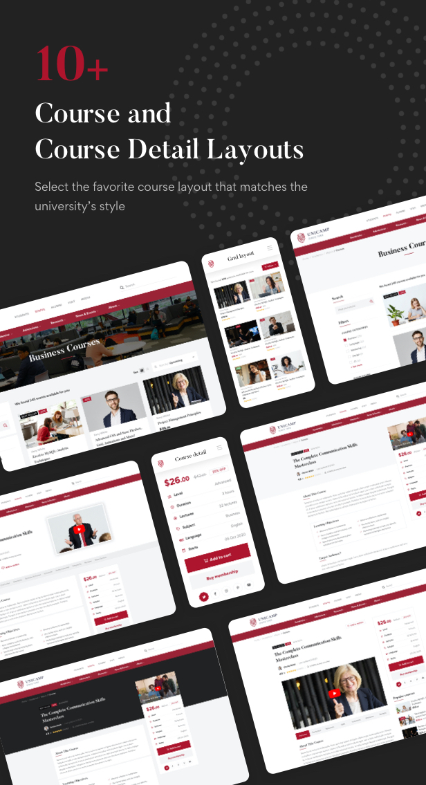 Unicamp - University and College WordPress Theme - 11