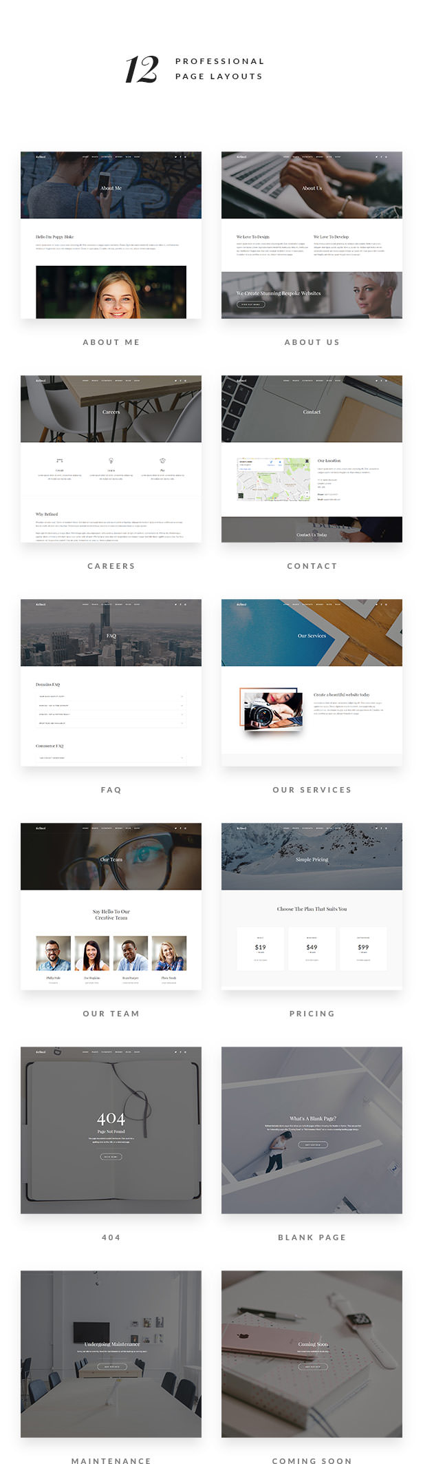 Refined - Responsive Multi-Purpose Muse Template - 5