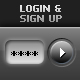 Login & Sign Up window - GraphicRiver Item for Sale