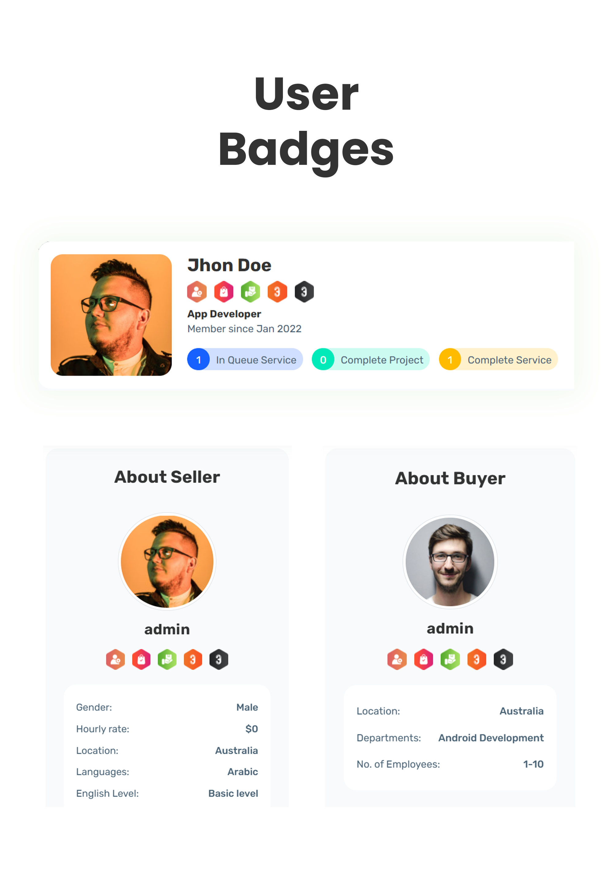 Badges