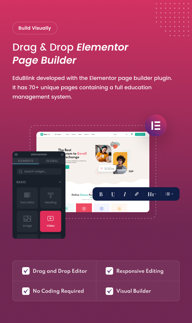 EduBlink - Education & Online Course WordPress Theme