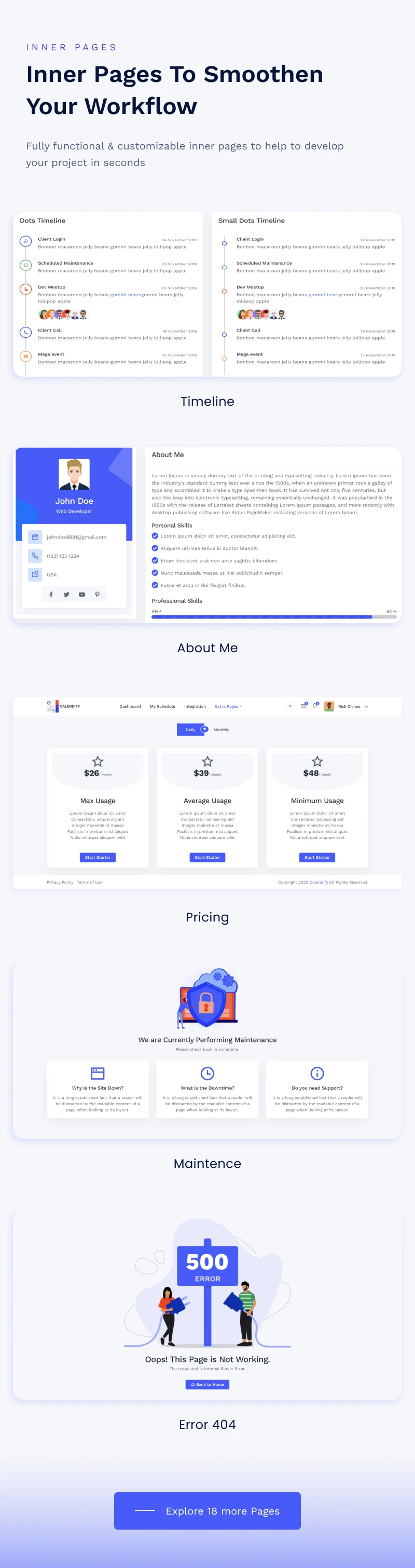 Calendify | Appointment & Calendar Schedule Admin Template (VueJS, Laravel, HTML) - 9