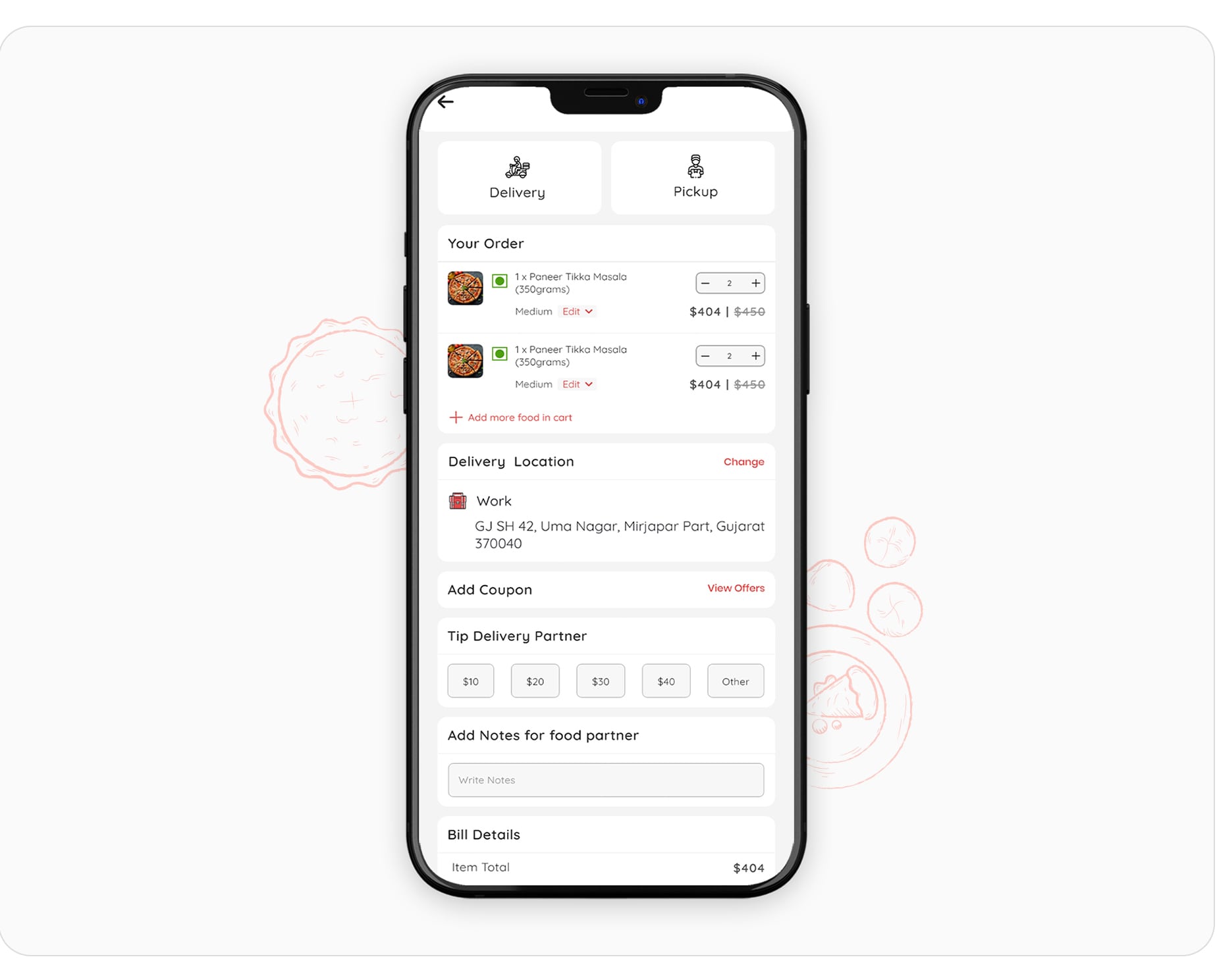 eRestro - Multi Restaurant Flutter App | Food Ordering App with Admin Panel & Restaurant Panel - 19