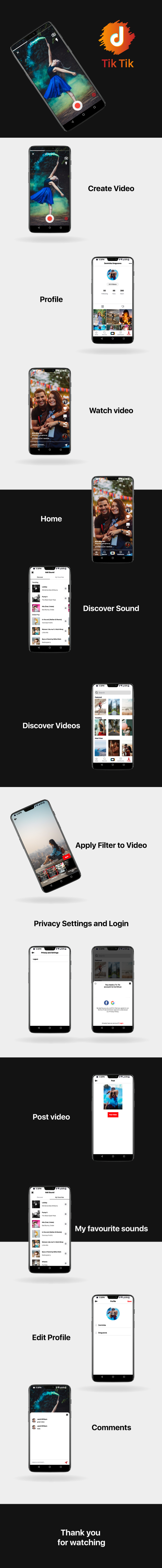 TicTic - IOS media app for creating and sharing short videos - 4