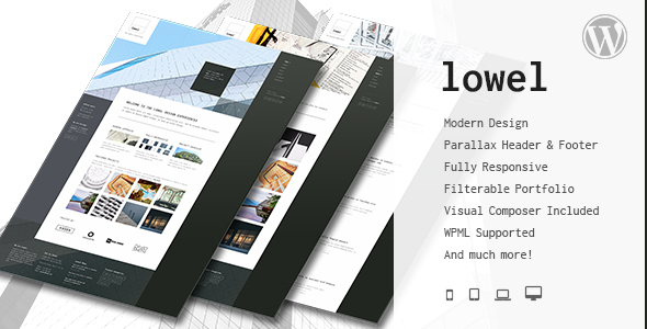 Lowel - Responsive Modern WordPress Theme