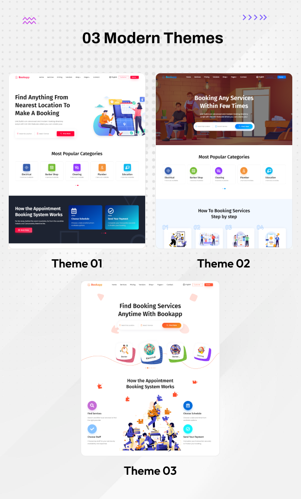 Bookapp - Multivendor Service / Appointment Booking Laravel Website (Subscription Based) - 2