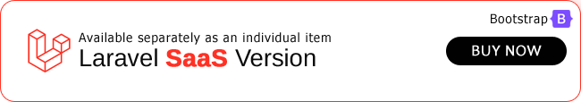 Laravel SaaS Admin & Dashboard Template