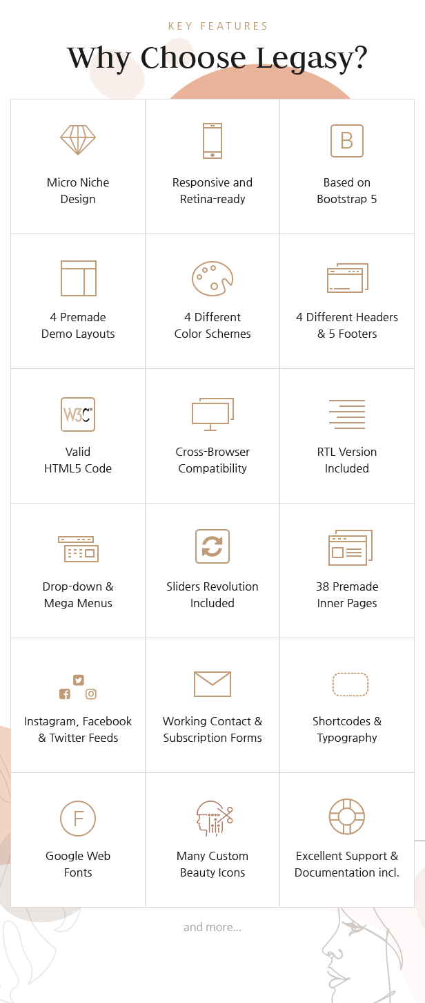 Legasy - Beauty & Spa HTML Template - 2