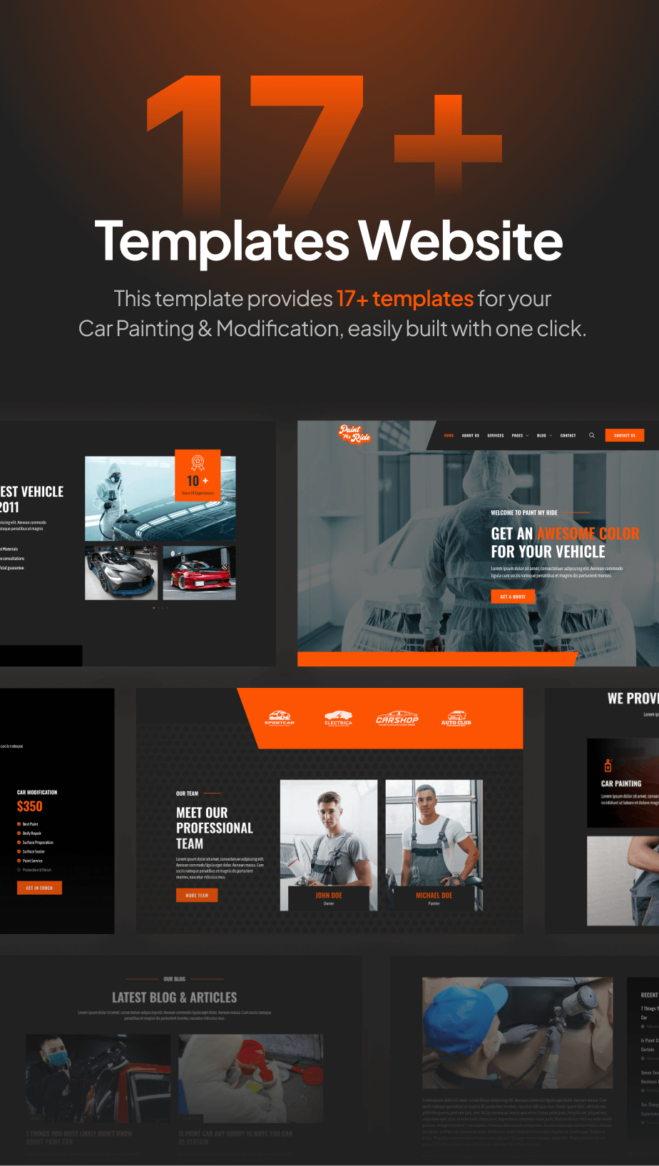 PaintMyRide – Car Painting & Modification FSE WordPress Theme - 4