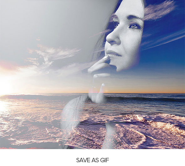 Gif Animated Double Exposure Photoshop Action - 10