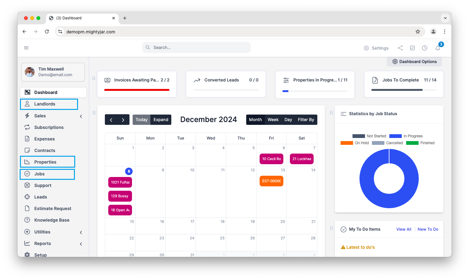 Dashboard Overview