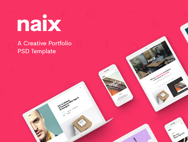 Naix - Creative Portfolio PSD Template - 6