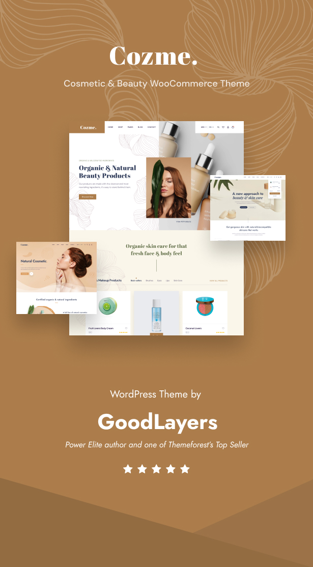Cozme - Beauty and Cosmetics Shop WordPress - 1