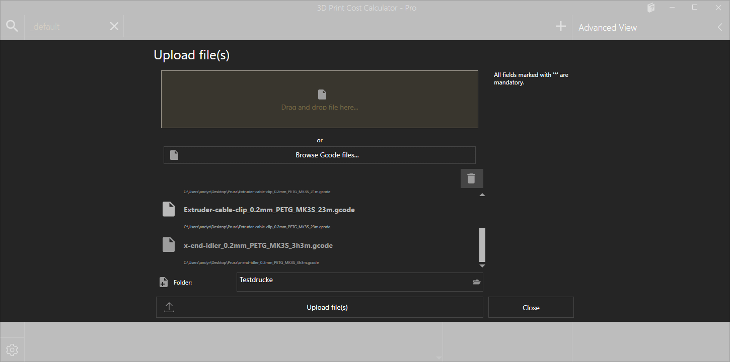 3D Print Cost Calculator 2.0 for Windows - 7