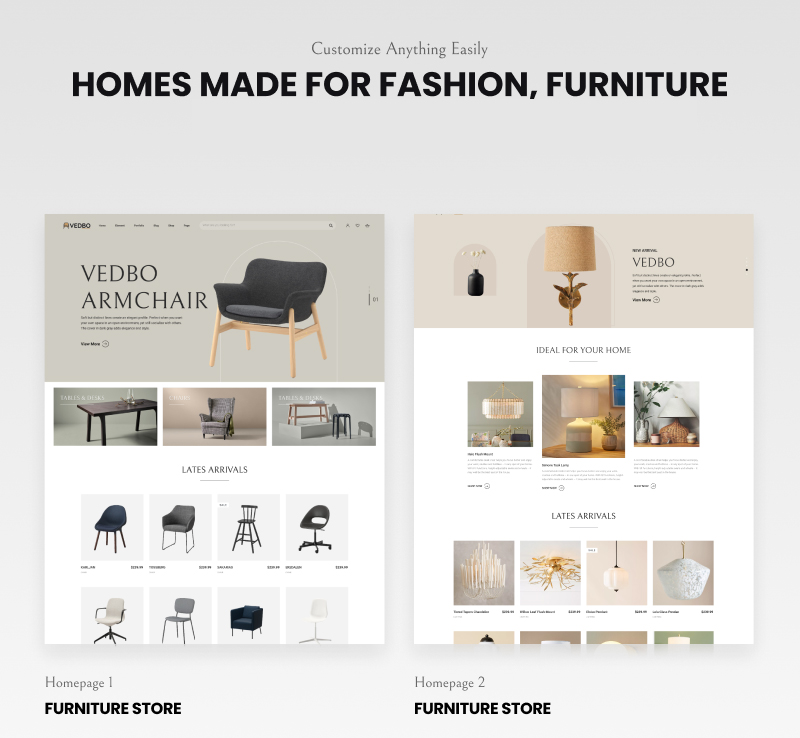 VEDBO - Elementor WooCommerce Theme - 1