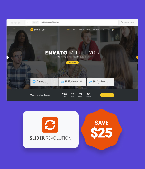 Event Term- Multiple Conference WordPress Theme - 1